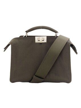 Fendi Peekaboo ISeeU 2-Way Handbag Nylon